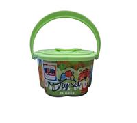 Jia Pei Le Kids - Set di argilla da modellare per bambini dai 3 anni in su, contenitori multicolore, stampi e accessori, 12,3 cm (verde)