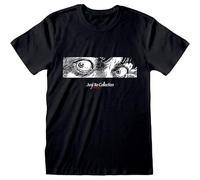 JIA YU HAO Junji Ito Eyes Unisex 100% Cotton Short-Sleeve T-Shirts Black XXL