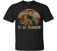 JIA YU HAO Letterkenny Wayne To Be Fairrrrrr Vintage Unisex 100% Cotton Short-Sleeve T-Shirts Black M
