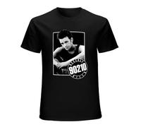 JIA YU HAO Luke Perry Beverly Hills 90210 Thanks for The Memories Unisex 100% Cotton Short-Sleeve T-Shirts Black XXL