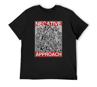 JIA YU HAO Negative Approach Brian Walsby Limited To 300 Punk Rare Unisex 100% Cotton Short-Sleeve T-Shirts Black XXL