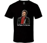JIA YU HAO Norm Macdonald Turd Ferguson Unisex 100% Cotton Short-Sleeve T-Shirts Black M