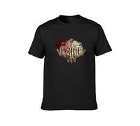 JIA YU HAO Path of Exile Game Unisex 100% Cotton Short-Sleeve T-Shirts Black XL