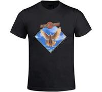 JIA YU HAO Peter Frampton Wind of Change Sport Unisex 100% Cotton Short-Sleeve T-Shirts Black S