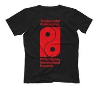 JIA YU HAO Philadelphia International Records Disco Tsop Soul Philly Unisex 100% Cotton Short-Sleeve T-Shirts Black XL