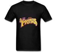 JIA YU HAO Primus And The Chocolate Factory Tour 6 Unisex 100% Cotton Short-Sleeve T-Shirts Black XXL