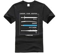JIA YU HAO Programmer Geek Java C Programming Unisex 100% Cotton Short-Sleeve T-Shirts Black L