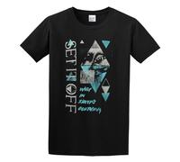 JIA YU HAO Set It off Wolf in Sheeps Unisex 100% Cotton Short-Sleeve T-Shirts Black M