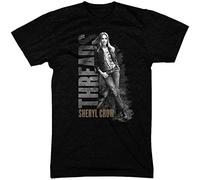 JIA YU HAO Sheryl Crow Threads Album Unisex 100% Cotton Short-Sleeve T-Shirts Black XXL