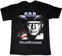 JIA YU HAO U.D.O. Mean Machine UDO Dirkschneider Accept Rage Heavy Metal Unisex 100% Cotton Short-Sleeve T-Shirts Black L