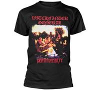 JIA YU HAO Witchfinder General Death Penalty Unisex 100% Cotton Short-Sleeve T-Shirts Black S