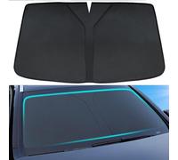 JIABAOCA Parasole per Parabrezza Auto per Peugeot Expert 2016+, Parasole Anteriore del Finestrino Dell'Auto Protezione UV per Finestrini Auto Universale,A/Black