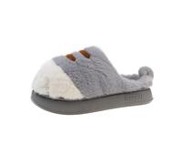 JIABAOZ Cat Paw Slippers for Women, Fuzzy Plush Indoor House Shoes, 3D Cute Animal Claw Design, Soft Warm Non Slip Memory Foam Comfy Footwear for Winter (Gray,43)