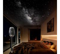 JIABAOZ Galaxy Projector Night Light, USB Stars Space Starry Sky Projector Lamp LED Starlights Projection Portable Adjustable for Bedroom Car Roof Interior Ceiling (Galaxy)