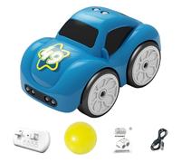 JIABAOZ Magic Follow Line Car, 2.4GHz Remote Gesture Control Small Vehicle Toy, Smart Automatic Avoidance Patrol Line Driving Desktop Toy Cars for Ages 3 6 7 8 Boys & Girls (Blue)
