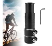JIAC Prolunga Manubrio Bici Prolunghe per Manubrio di Alluminio 28,6mm Riser per Manubrio da Bicicletta per Stelo Estensione Prolunghe Forcella Lega con Chiave Esagonale per MTB,Bici da Strada (Nero)