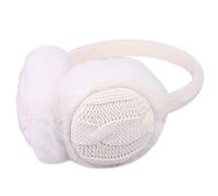 Jiacheng29 - Paraorecchie da donna e ragazza, per inverno, caldo bianco Etichettalia unica