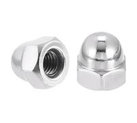 JIADEXIN 10 Pezzi Dado Cieco a Calotta Esagonali - Dadi Ciechi Dadi a Cupola Esagonali in acciaio inox A2 per Viti Dado Testa Chiusa Copri Bulloni M8 (8mm)