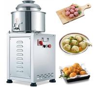 JIADUOFU Macchina polpette Commerciale, Macchina sbattere purea Carne elettrica 1500 W, Coltello Tridimensionale a Quattro Lame, per preparare polpette Maiale/polpette/polpette Manzo.