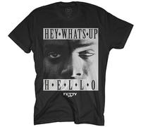 JIAERLE TOYS Fetty Wap Hey What's Up Hello T Shirt Black L