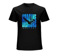 JIAERLE TOYS Imagine Dragons Mercury Wld Tour 2022 T-Shirt Unisex Tshirt Black M