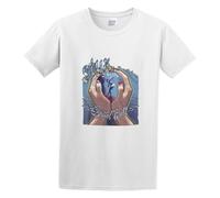 JIAERLE TOYS T-Shirt Feel Soft Styx Crystal Ball Album Cover Art Concert Tour Merch Twin Needle Sleeves And Hem White L