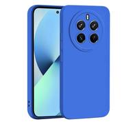 JIAFEI Cover Custodia per Realme 12X 5G / Realme 12 5G, Sottile e Morbida in Silicone TPU per Una Protezione Antiurto e Anti-graffio Efficace - Blu Scuro