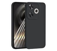 JIAFEI Cover Custodia per Xiaomi Poco F6 5G, Sottile e Morbida in Silicone TPU per Una Protezione Antiurto e Anti-graffio Efficace - Nero