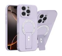 JIAFEI Cover per HONOR 400 Smart 5G, Compatibile con MagSafe Magnetic Wireless Charging/Cavalletto, Protezione Anti Caduta Militare, Opaco Custodia, Viola