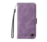 JIAFEI Cover per Motorola Moto G06, Libro Custodia Portafoglio Premium Pelle PU Case Con Cordino/Slot per Schede/Magnetica a Scatto/Funzione Stand, Viola
