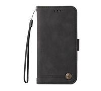 JIAFEI Cover per Xiaomi Redmi Note 14 Pro 4G, Libro Custodia Portafoglio Premium Pelle PU Case Con Cordino/Slot per Schede/Magnetica a Scatto/Funzione Stand, Nero