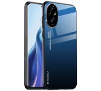 JIAFEI Custodia Cover per Honor 200 5G, Custodia in Vetro Temperato a Colori Sfumati + Protettivo TPU Case Cover, 7
