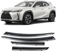JIAGHUI Deflettori d'Aria per Auto per Lexus UX UX200 UX250H 2019-2021, Finestra Laterale Deflettori Antivento Visiere Visori Parapioggia Paravento Visiera