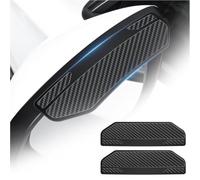 JIAHAI 2 Pezzi Copripioggia per Specchietto Retrovisore Auto per Chien pour Jaguar F-Pace 2019-2023, Sopracciglia in Fibra di Carbonio, Specchio Rain Visor Guard
