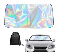 JIAHAI Parasole per Parabrezza per Alfa Romeo Mito 147 156 159 166, Ripiegabile Protezione Solare per Auto, Auto Protezione Parabrezza Protettore, Protezione UV