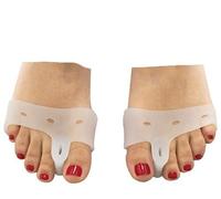Jiahao Bunion Pads e dei piedi separatore Deluxe Combo/alluce valgo cuscino con silicone gel separatori - Gel toe Straightener Bunion Pads e toe alignment- Big Toe separatore