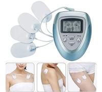 JIAHAO Massaggiatore elettrico dimagrante, controllo del massaggio del corpo degli urti, bruciare i grassi impulsi muscolari rilassare il trattamento completo del corpo con 4 cuscinetti per elettrodi