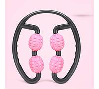 Jiahao - Rullo massaggiatore a 360°, per rilassare i muscoli, per yoga, corpo, 4 ruote, dispositivo fitness per lo sport