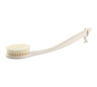 JIAHAO Spazzola lunga del bagno della maniglia, Scrubber di plastica del corpo dell'ABS, setole bianche per il massaggio posteriore