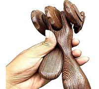 JIAHAO Strumento di Massaggio a Tre Rulli in Legno Massaggio Massaggio Corpo Dimagrante Strumento Massaggiatore