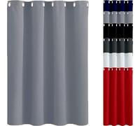 JIAHAO Tende Anti-Uv 80 x 220 cm Efficienza Energetica Tende Insonorizzanti Eleganza e Funzionalità per Interni Finestre con Anelli 1 Pezzi, Grigio Chiaro
