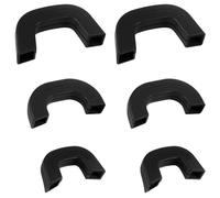 JiaHeHe Manici in silicone resistenti al calore, set di 3 paia universali, protezione padella e pentola, supporto padella antiscivolo per wok, pentola, piastra di cottura