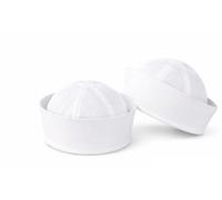 JIAHG 2 pezzi, cappello da marinaio, cappello da marinaio, cappello da capitano da donna, accessorio per costume da marinaio, per Halloween, accessorio per costume da marinaio (bambini)