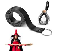 Jiahuade Bottiglia Di Pozione Oscura,Bottiglia Di Pozione Oscura Di Halloween,Bottiglia Di Pozione Da Mago E Strega,Bottiglie Di Pozioni Di Halloween Con Cintura (A)