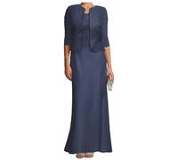 JIAJUPA Madre della Sposa Abiti con Giacca per Matrimonio Lungo Plus Size Madre dello Sposo Abito da sposa Guest Gown, tempesta, 56