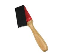 Jiakalamo Spazzola per scarpe da ballo, suola in legno, spazzola per la pulizia di scarpe da ballo, spazzola antigraffio per la pulizia della suola in pelle, pratica suola in pelle scamosciata (legno)