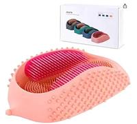 JIALEYA Lu-lala - Scrubber per piedi da doccia, massaggiatore manuale portatile, per lenire i piedi, neuropatia dolorante, migliora la circolazione del piede, uso bagnato e asciutto (rosa)