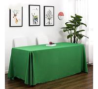 JIALIANG Tovaglia jacquard floreale in poliestere anti-versamento e anti-piega morbida tovaglia per la decorazione della tavola della cucina, 180 x 320 cm