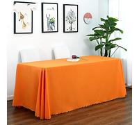 JIALIANG Tovaglia rettangolare in poliestere resistente all'acqua, tovaglia a scacchi oblunga, tovaglia per tavolo da pranzo, per casa, ristorante, feste, buffet, picnic, 200 x 260 cm