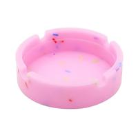 JIAMU Posacenere Portatile da 1 Pezzo Posacenere Luminoso per posacenere in Silicone per Ufficio Desktop Hotel casa